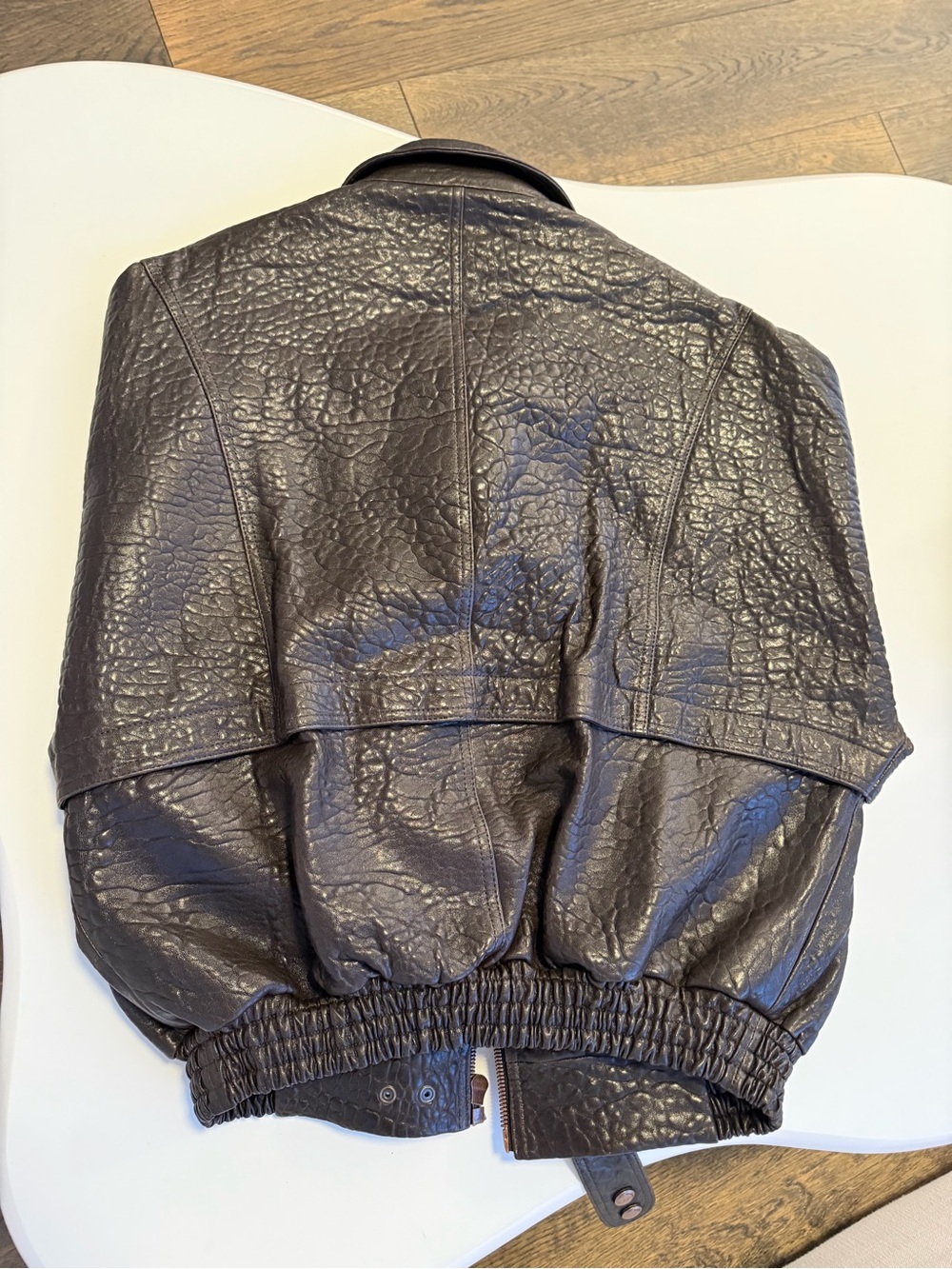 Magda Butrym chocolate brown leather jacket 36 - Picture 12 of 12